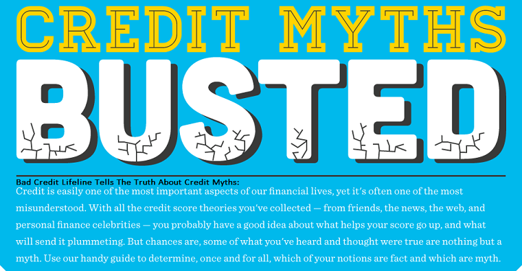 truth about credit score myths