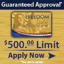 gold freedom bad credit credit card