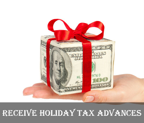 receive holiday tax loans for emergency financial help